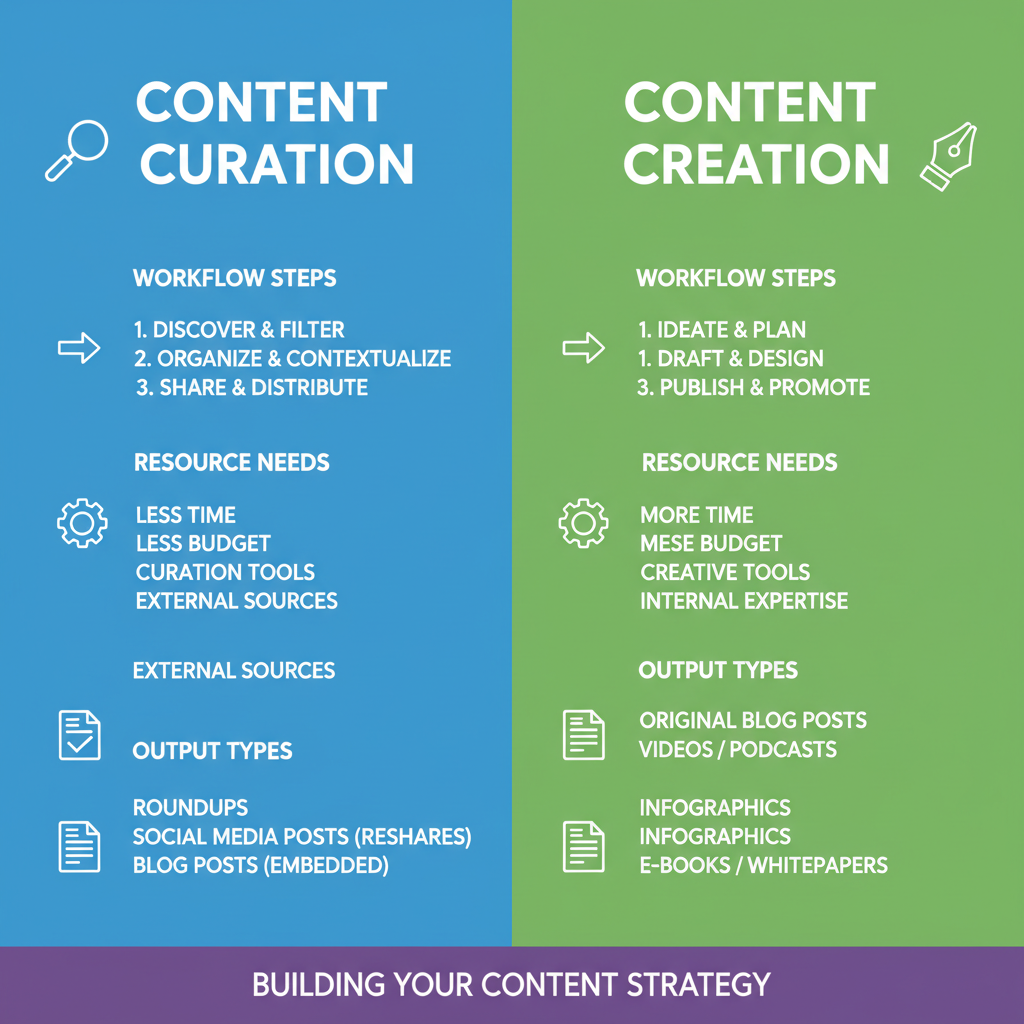 Understanding Content Curation vs. Content Creation — ultimate guide to content curation services