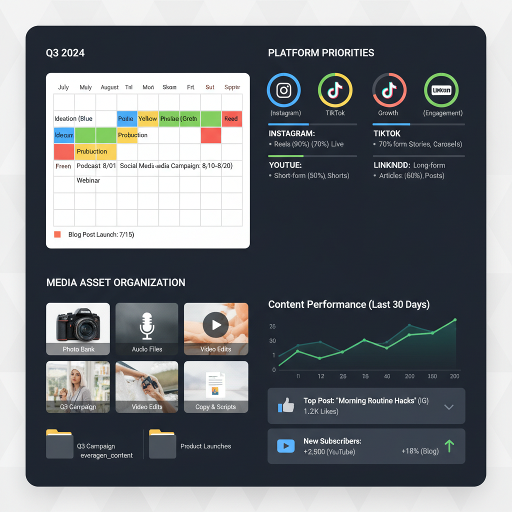 Planning Your Content Strategy — ultimate guide to multimedia content creation for beginners