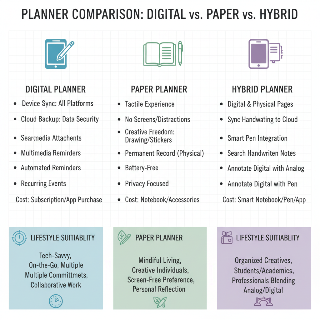 Choosing the Right Planner Based on Lifestyle — ultimate guide to using a schedule planner effectively