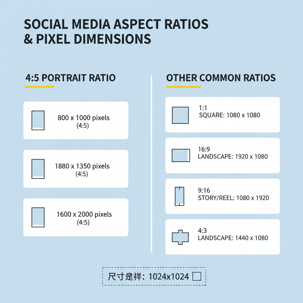 Choosing the Right Resolution for Different Platforms — understanding 4 5 ratio in pixels