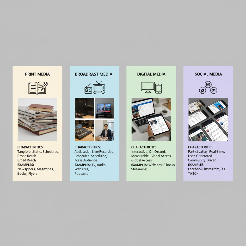 Understanding Different Medias in Modern Communication — understanding different medias and impact