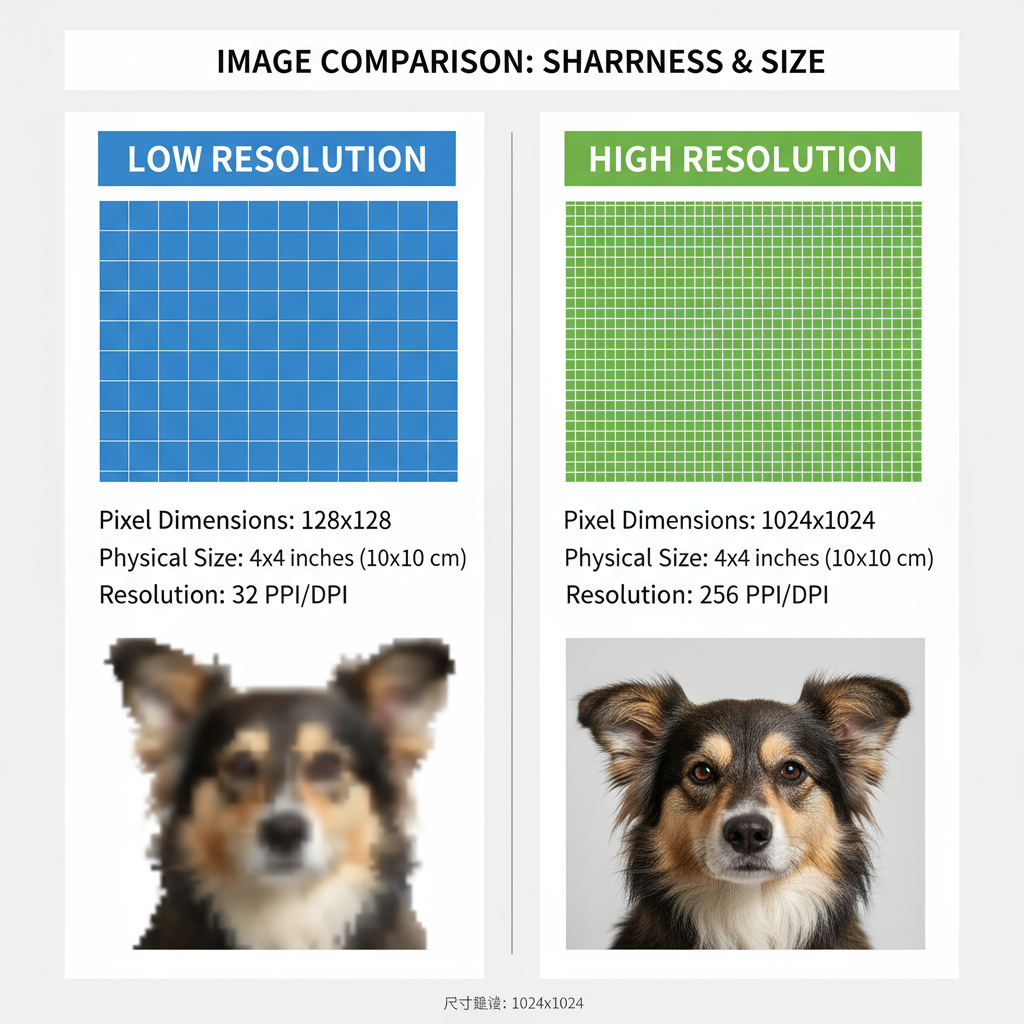 Resolution (PPI/DPI) and Image Quality Relationship — understanding dimensions of an image for web and print