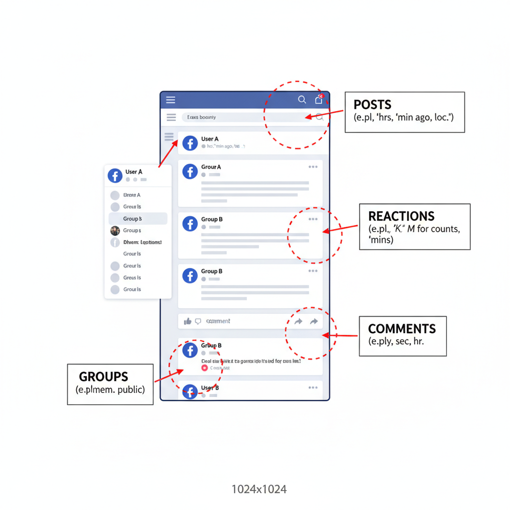 Abbreviations for Interactions and Features — understanding facebook abbreviations and acronyms
