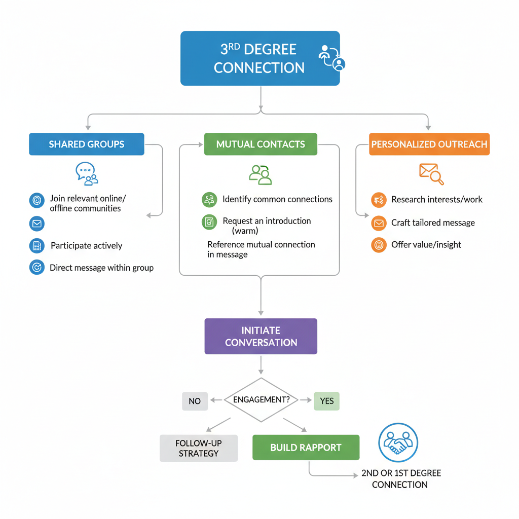 Strategies to Move from 3rd to 2nd or 1st Connection — understanding linkedin 3rd connections