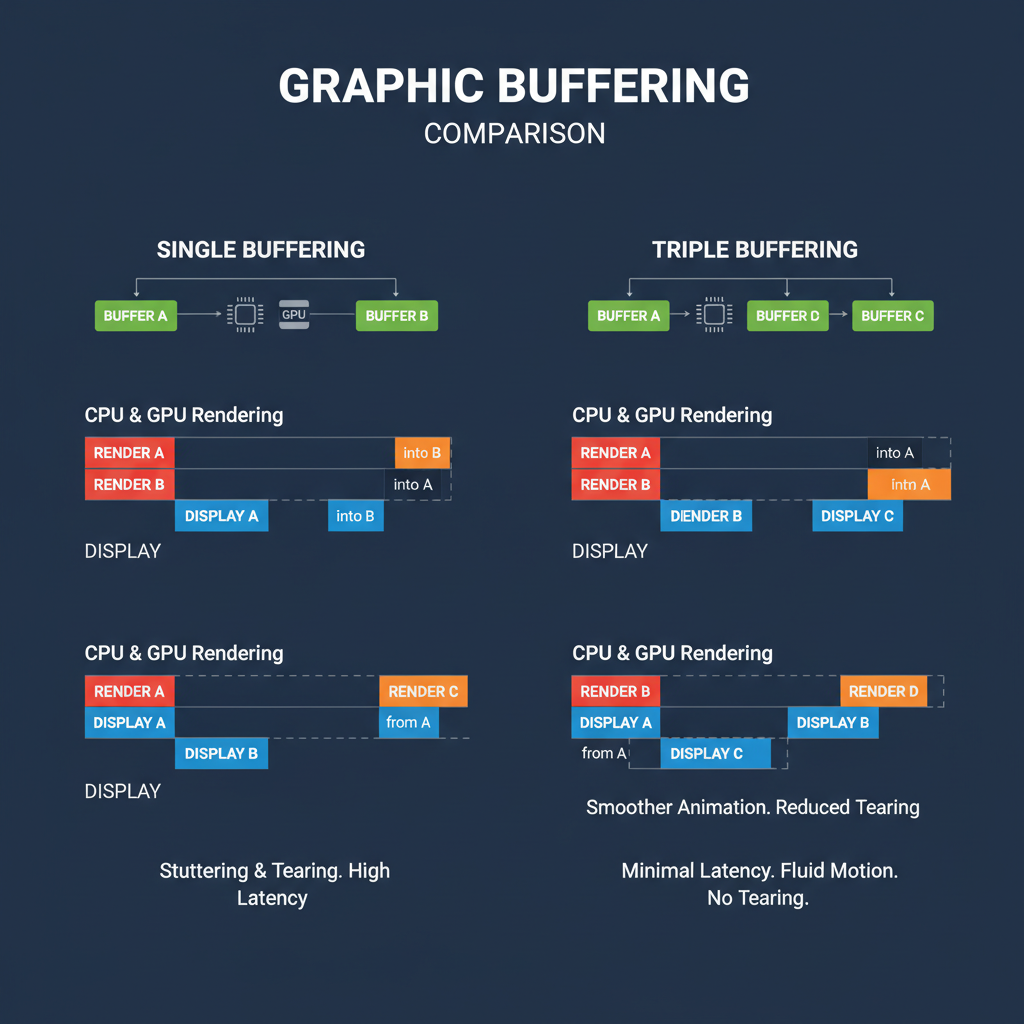 Refresh Rate and Synchronization — understanding screen buffer in computer graphics