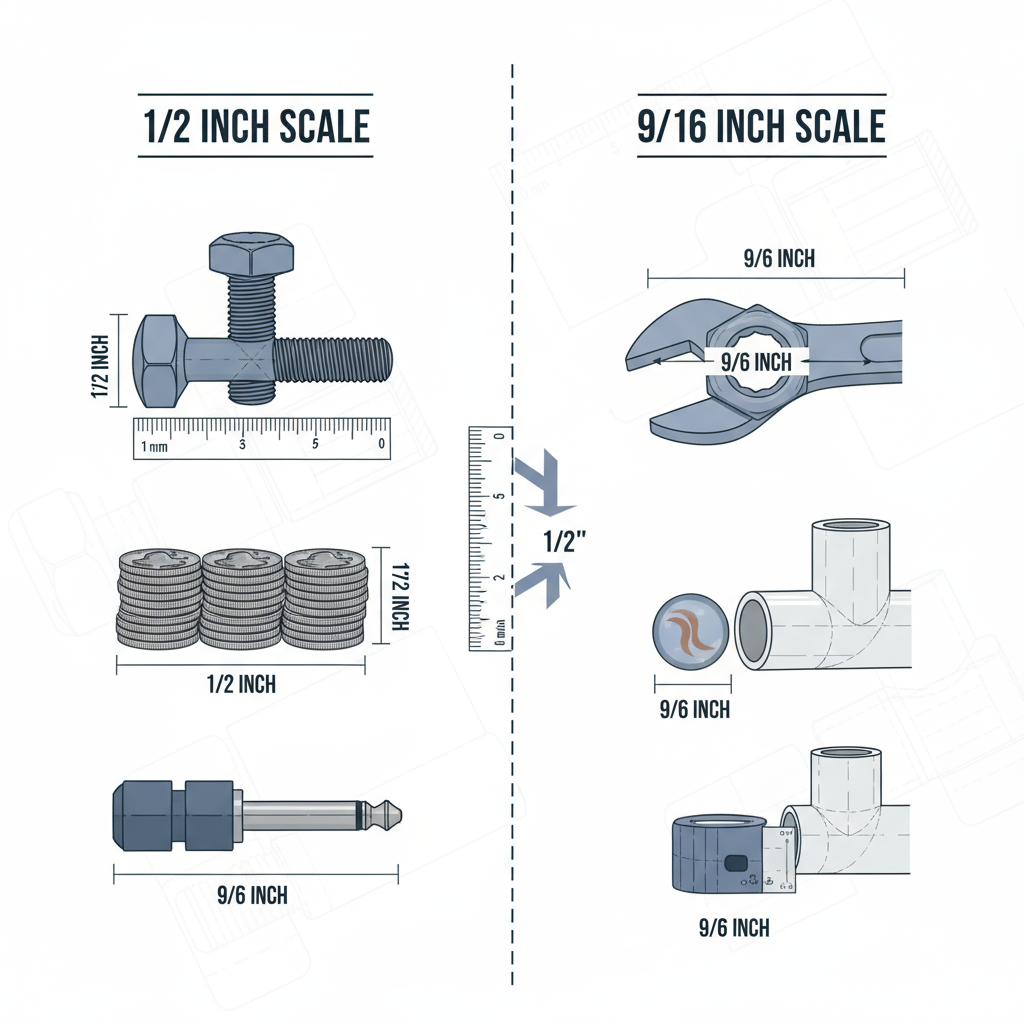 Decoding 9/16 Inch — understanding the difference between 1 2 and 9 16 measurements