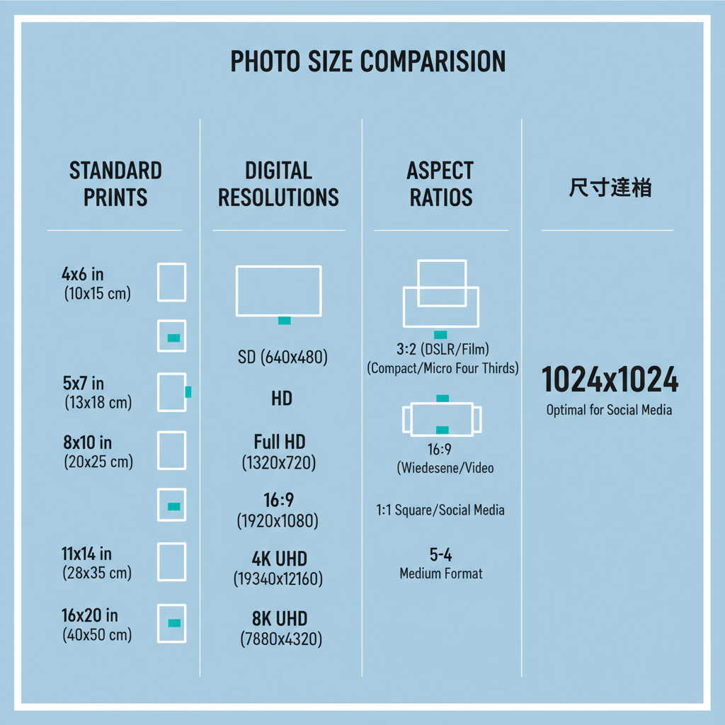 Introduction: Why Photo Sizes Matter in Digital and Print Media — understanding various photo sizes and how to use them