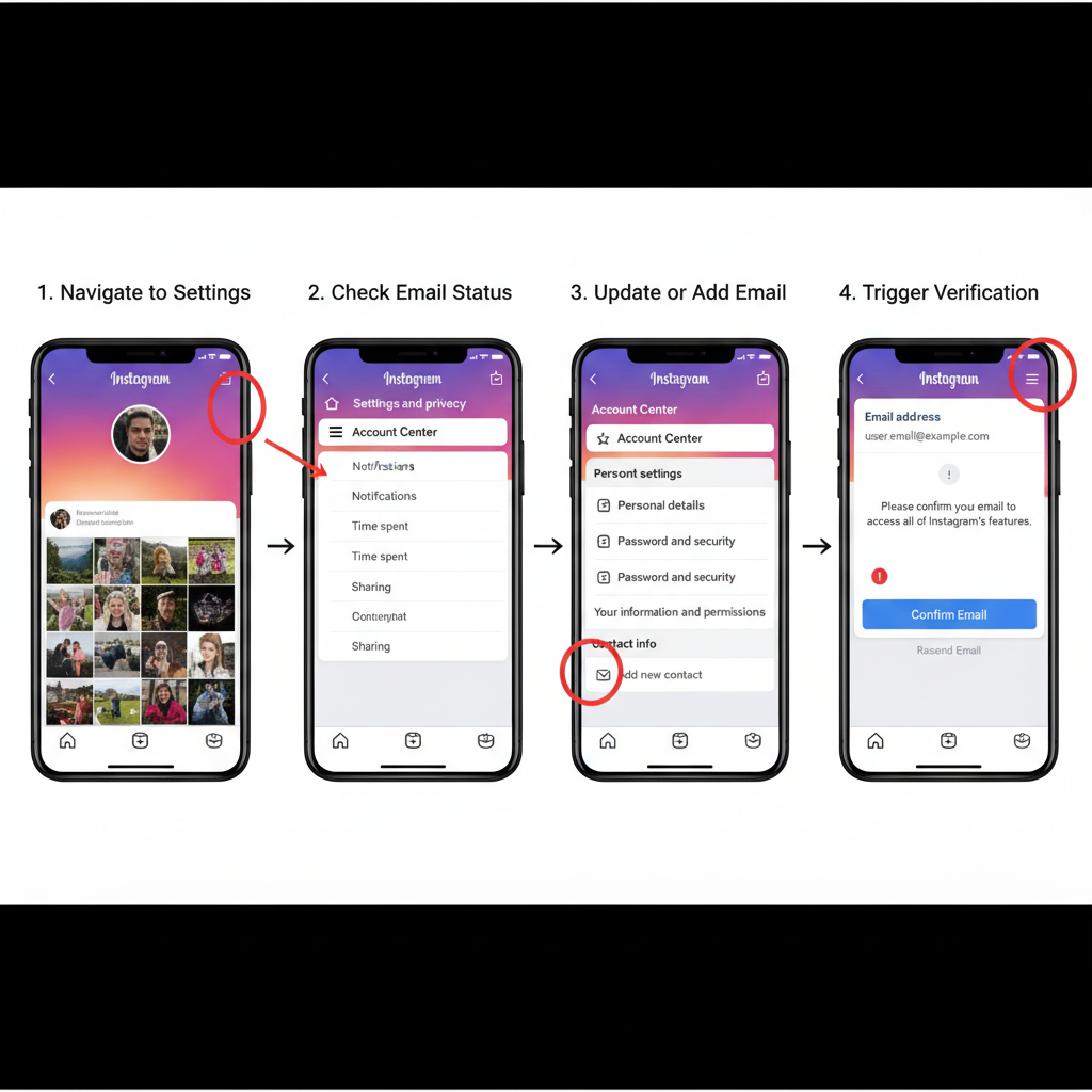 Update or Add a New Email Address in Instagram Profile — verify instagram email