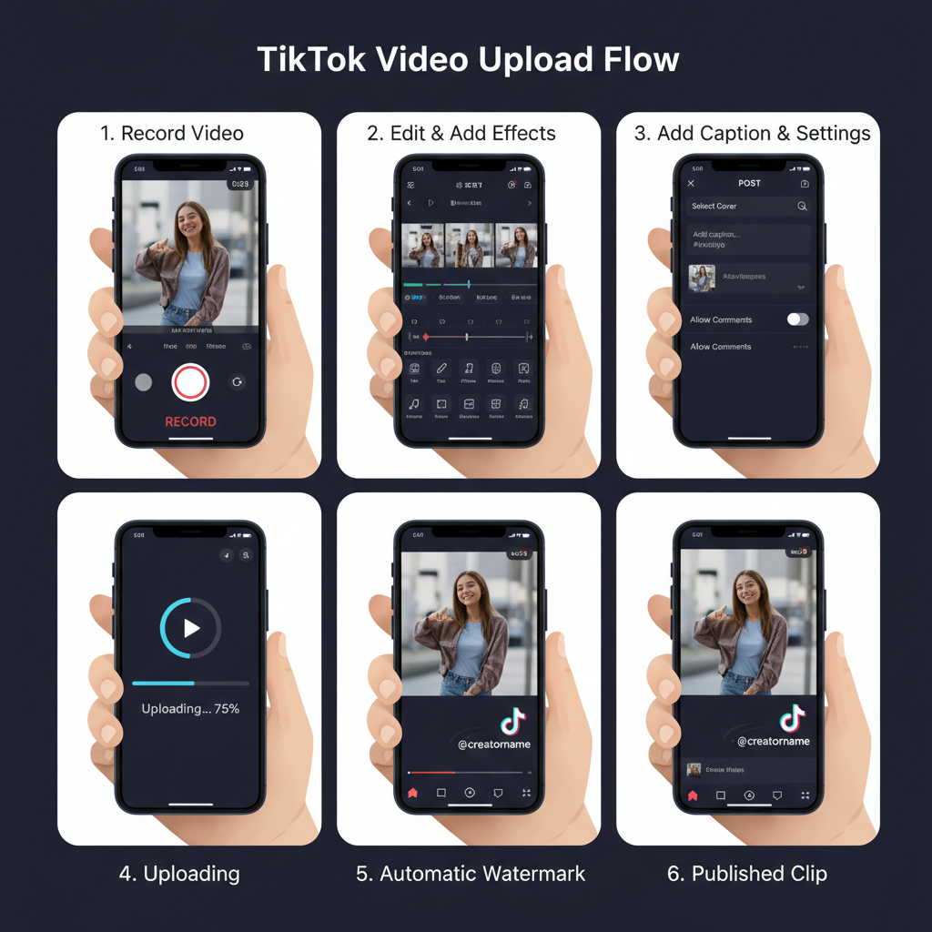 How TikTok Adds Watermarks to Videos — watermark meaning in tiktok