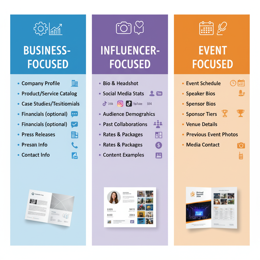 Types of Media Kits — what are media kits and how to create one