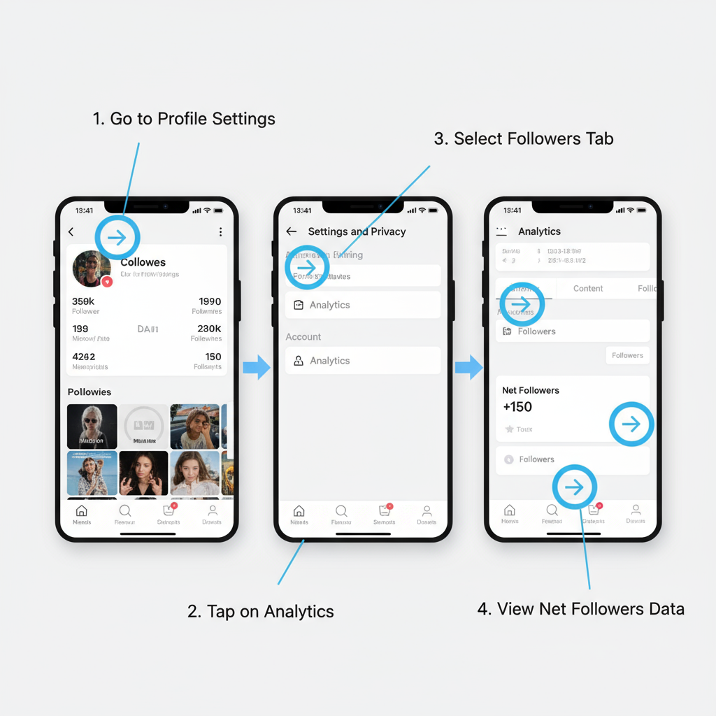 How to Find Net Followers Data in TikTok Analytics — what are net followers on tiktok