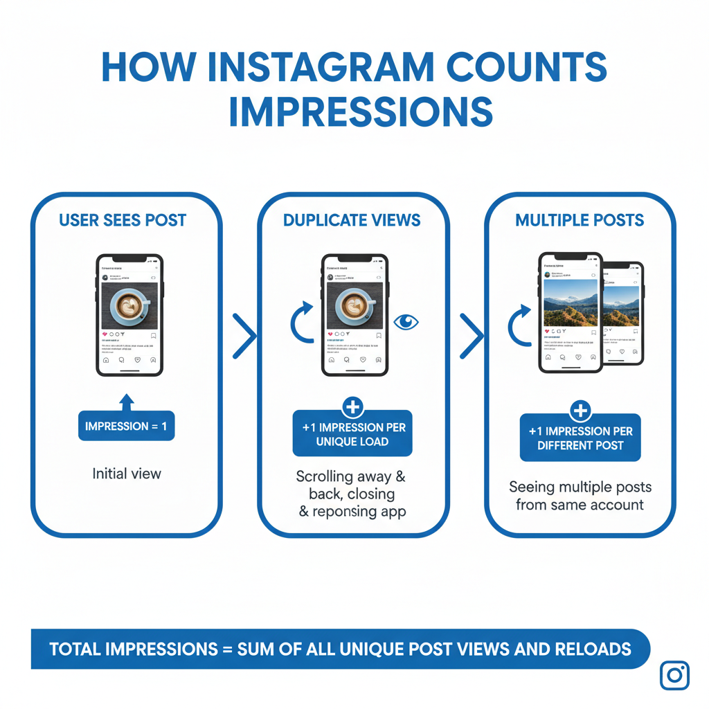 Types of Impressions on Instagram — what are post impressions on instagram