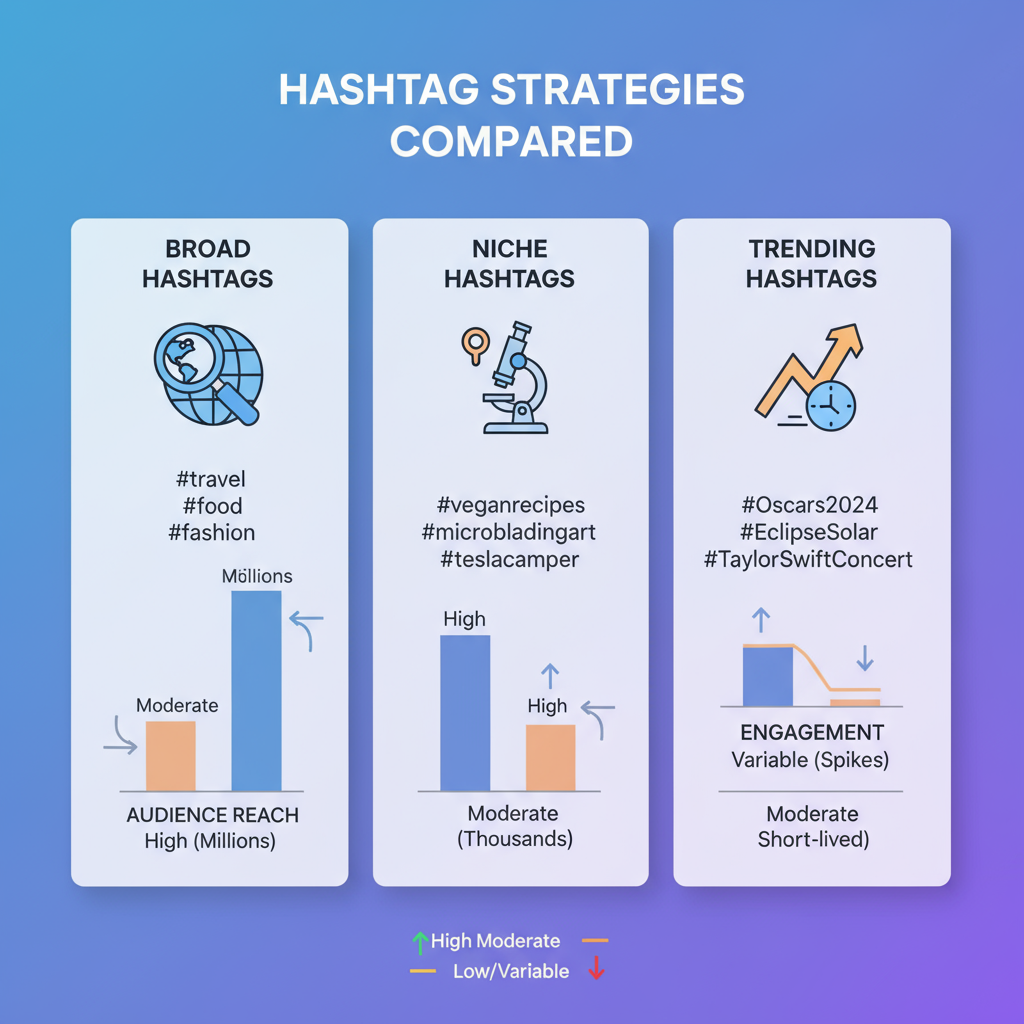 Types of Hashtag-Driven Interactions — what are post interactions from hashtags on instagram
