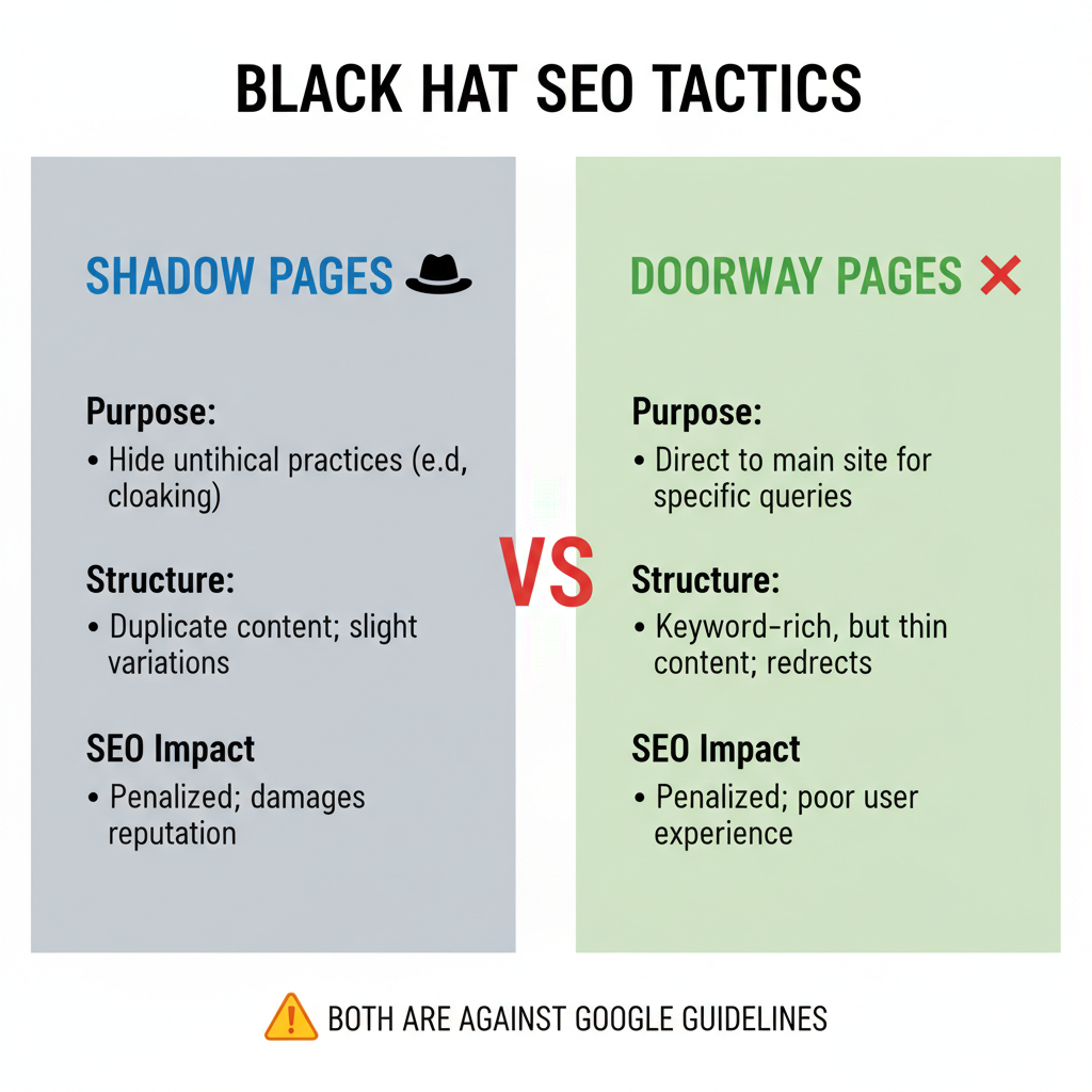 Common Techniques Used to Create Shadow Pages — what are shadow pages