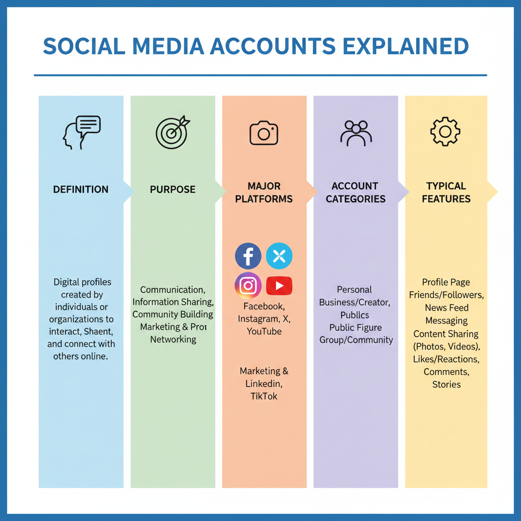 Understanding Social Media Accounts — what are social media accounts and how they work