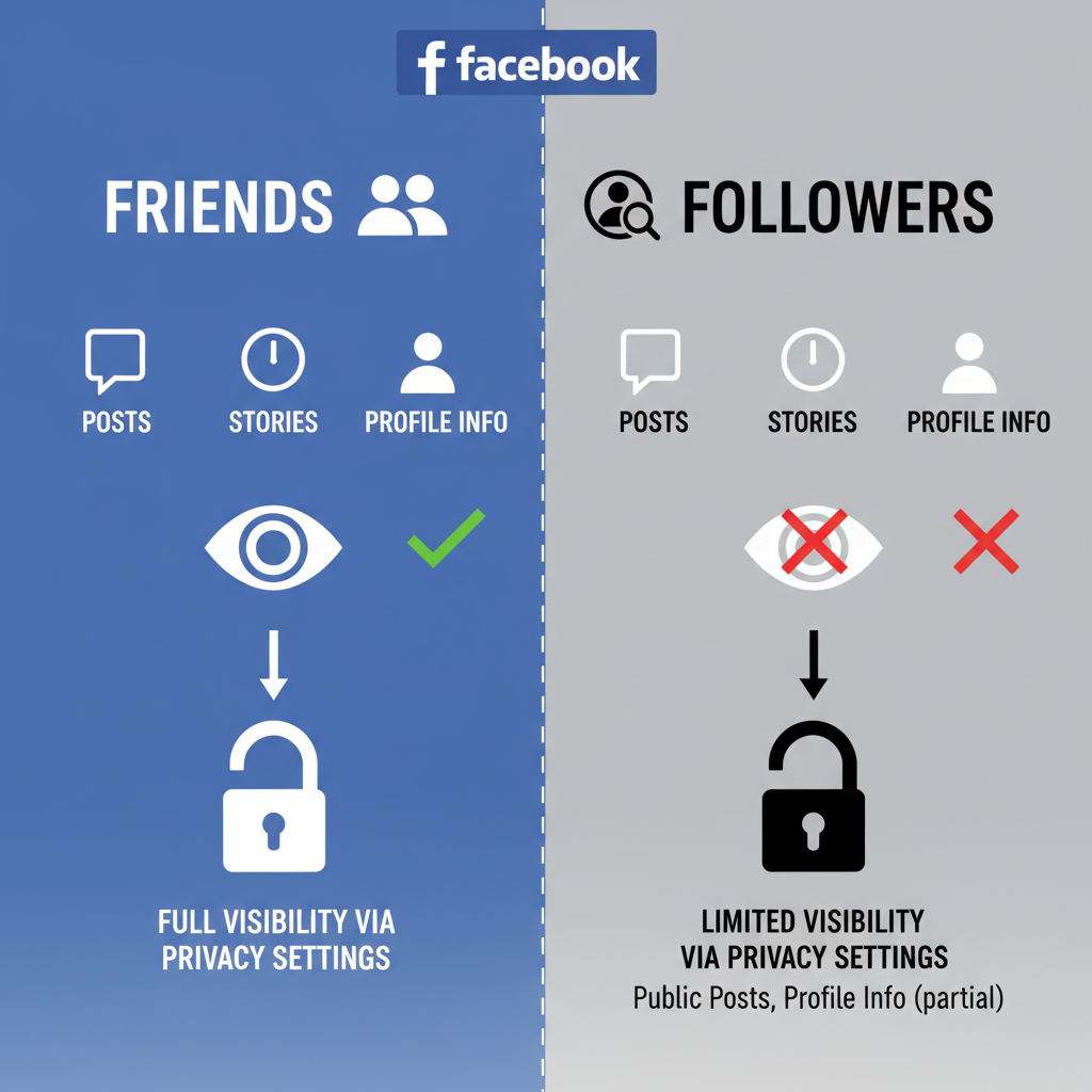 Following on Profiles vs. Pages — what can facebook followers see