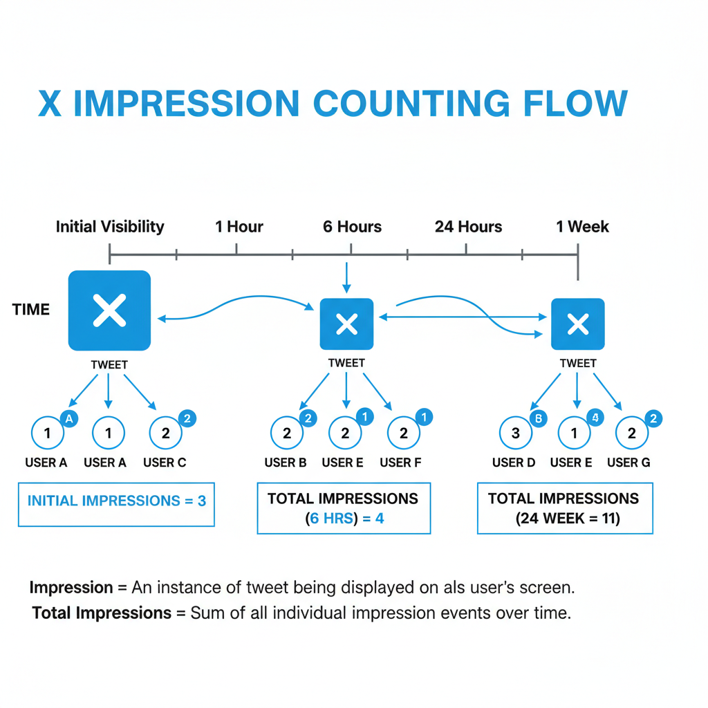 How Impressions Are Counted on X — what do impressions mean on x