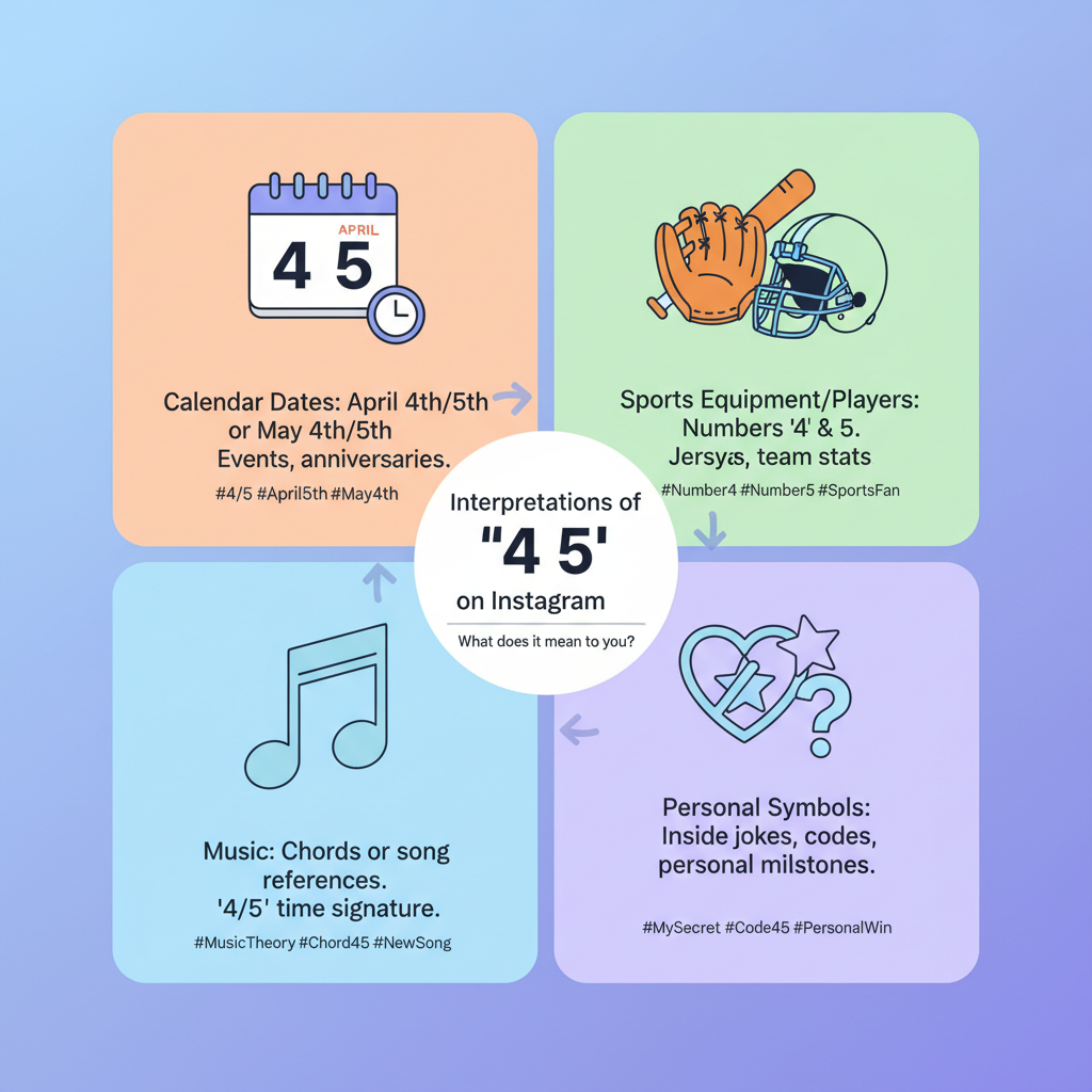 Personal Codes — what does 4 5 mean on instagram and how to use it