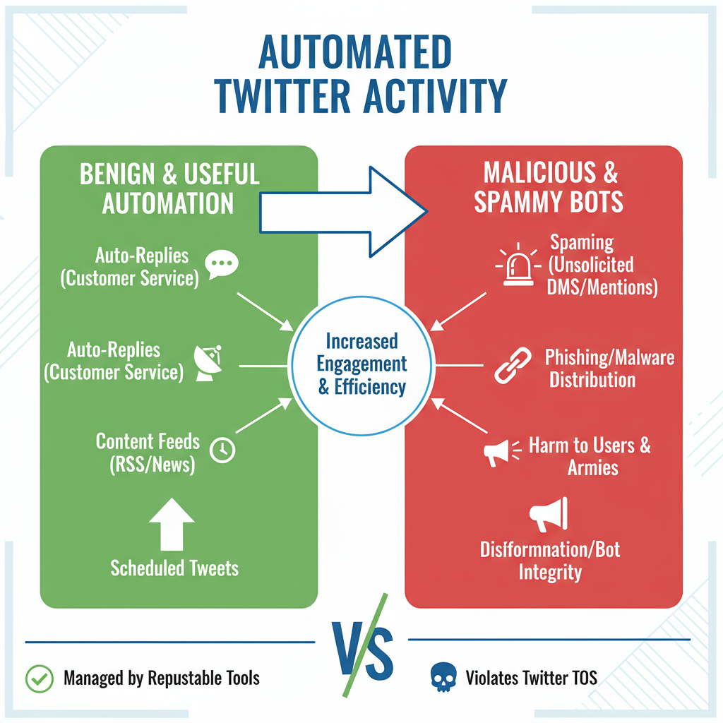 Distinguishing Ethical Automation from Spammy Bot Activity — what does automated mean on twitter