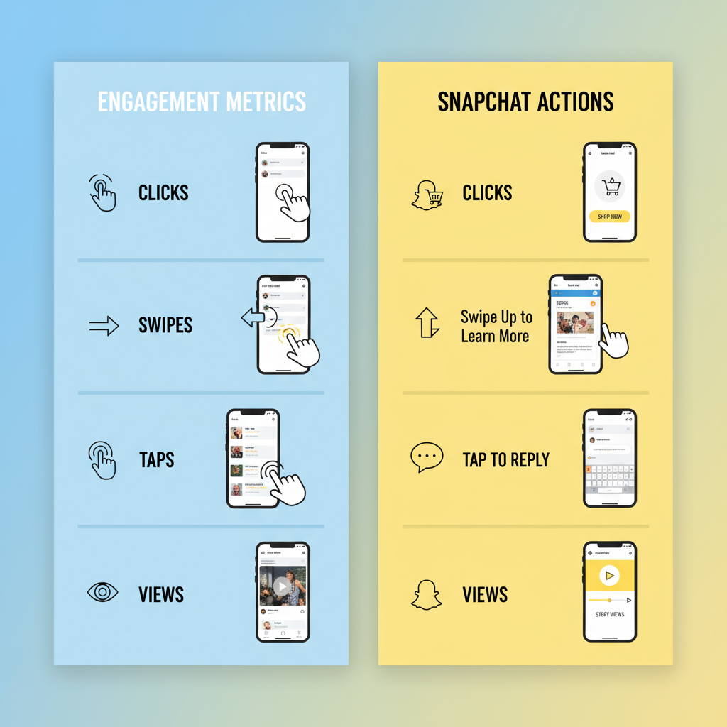 Introduction to Snapchat Engagement Metrics and Click Performance — what does clicks mean on snapchat