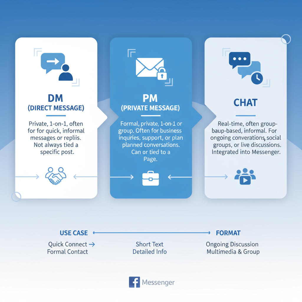 How DM Works on Facebook (Messenger Integration) — what does dm mean on facebook