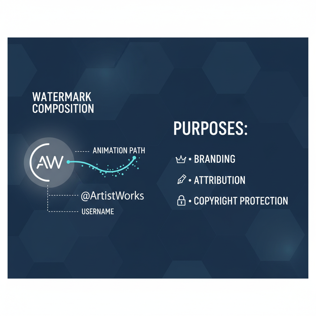 Watermark Composition — what does save with watermark mean on tiktok