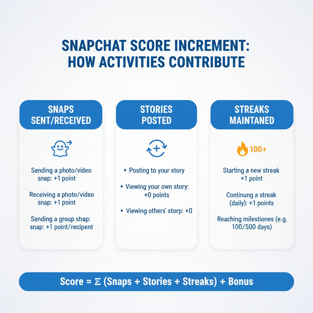 How the Snapchat Score Is Calculated — what does that number mean on snapchat