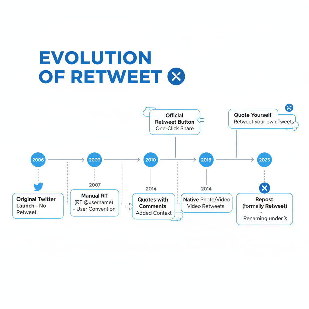 Brief History of the Retweet Feature — what is a retweet