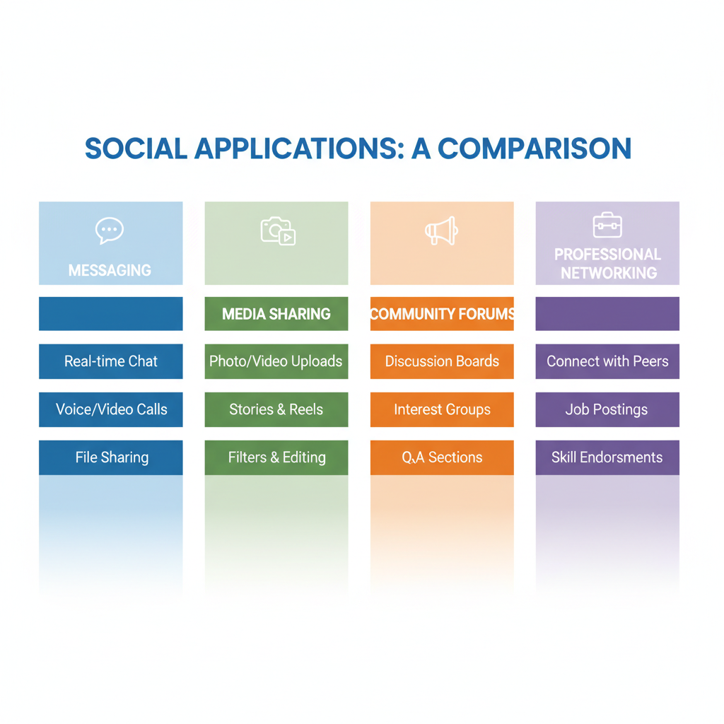 Key Features That Make an App “Social” — what is a social application