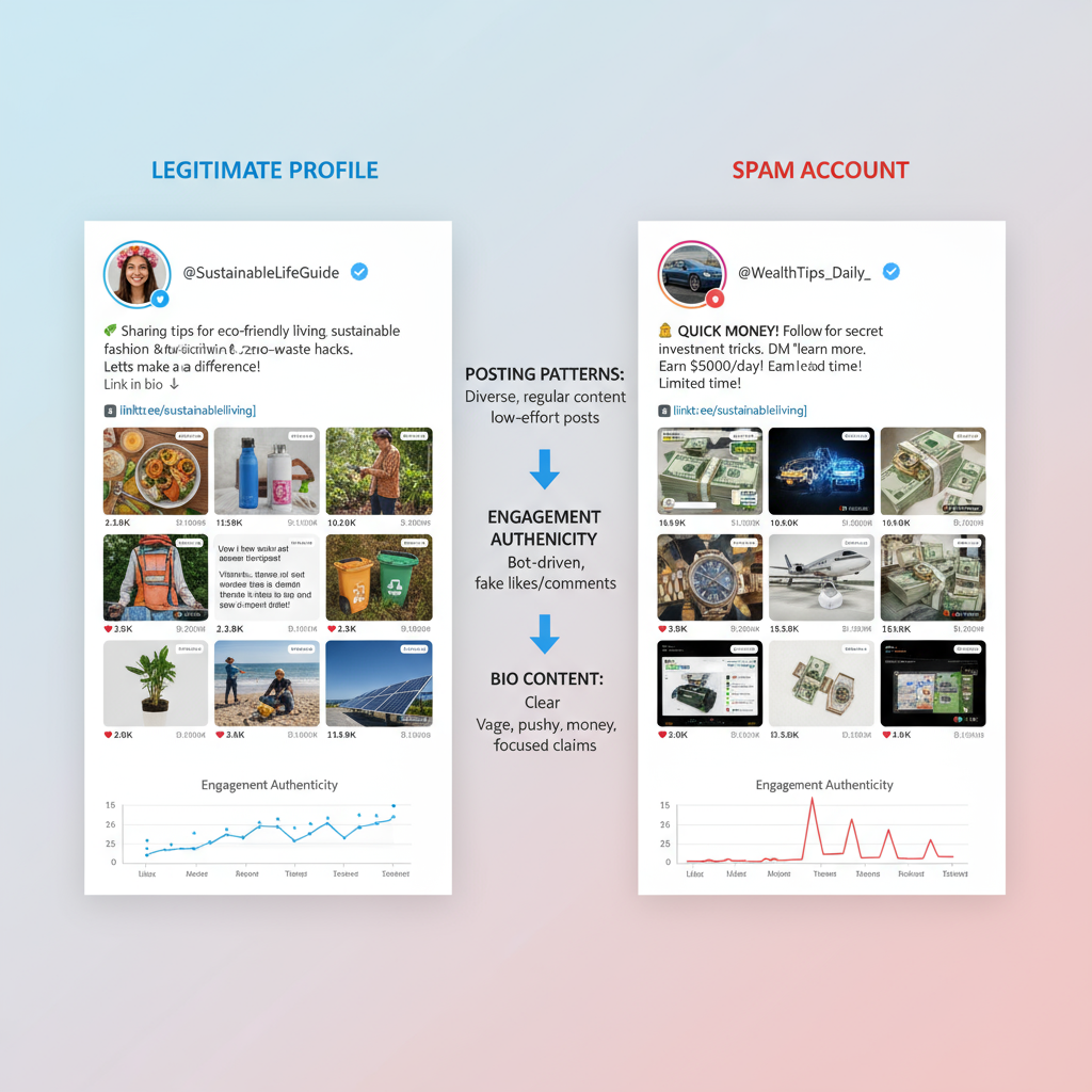 Examples of Spam Activities — what is a spam account for instagram