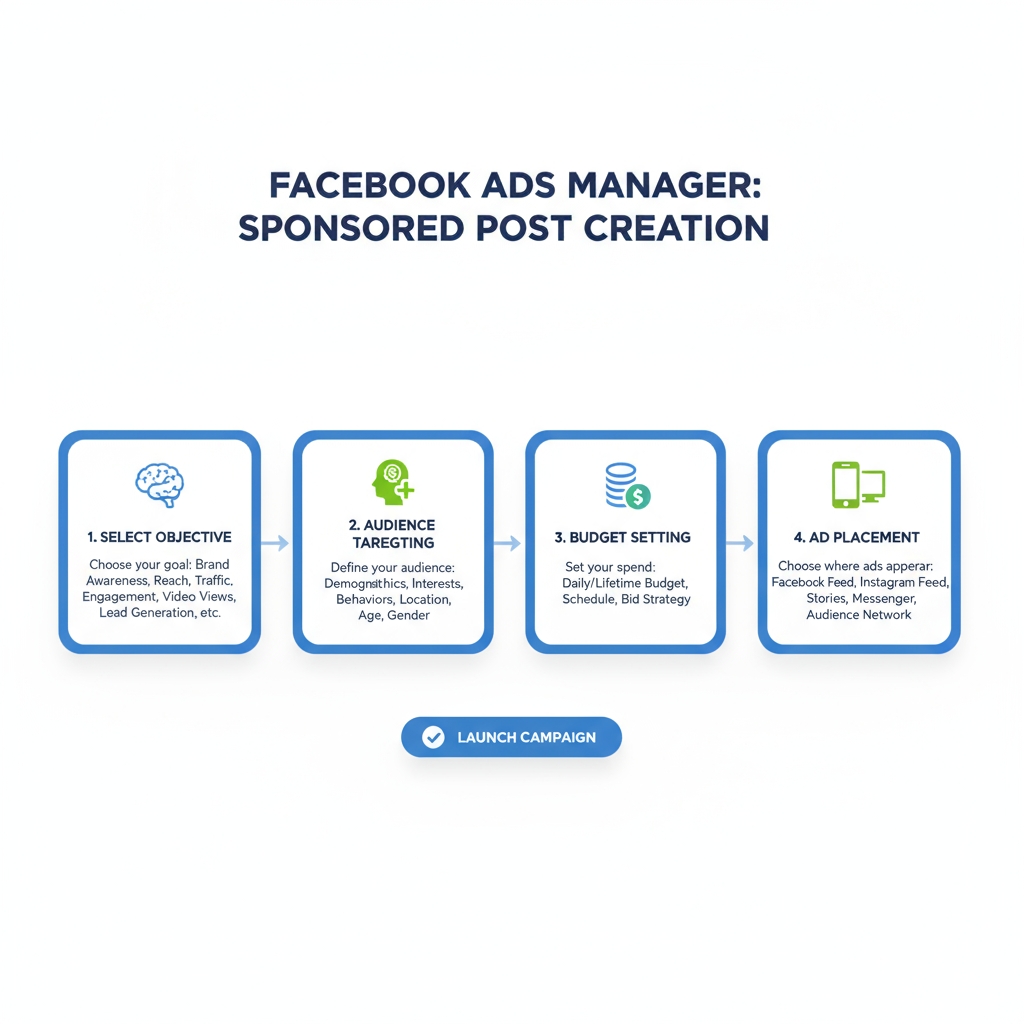 Creating Sponsored Posts via Facebook Ads Manager — what is a sponsored post on facebook