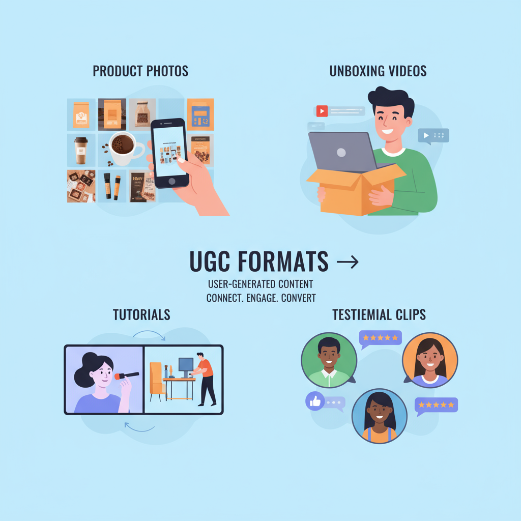 Common UGC Formats — what is a ugc content creator