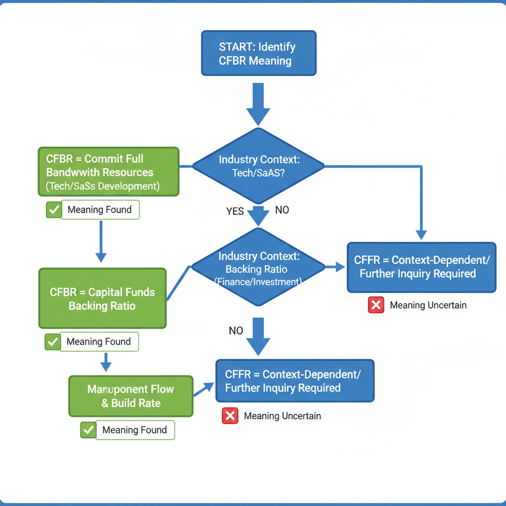 Multiple Interpretations of CFBR — what is cfbr