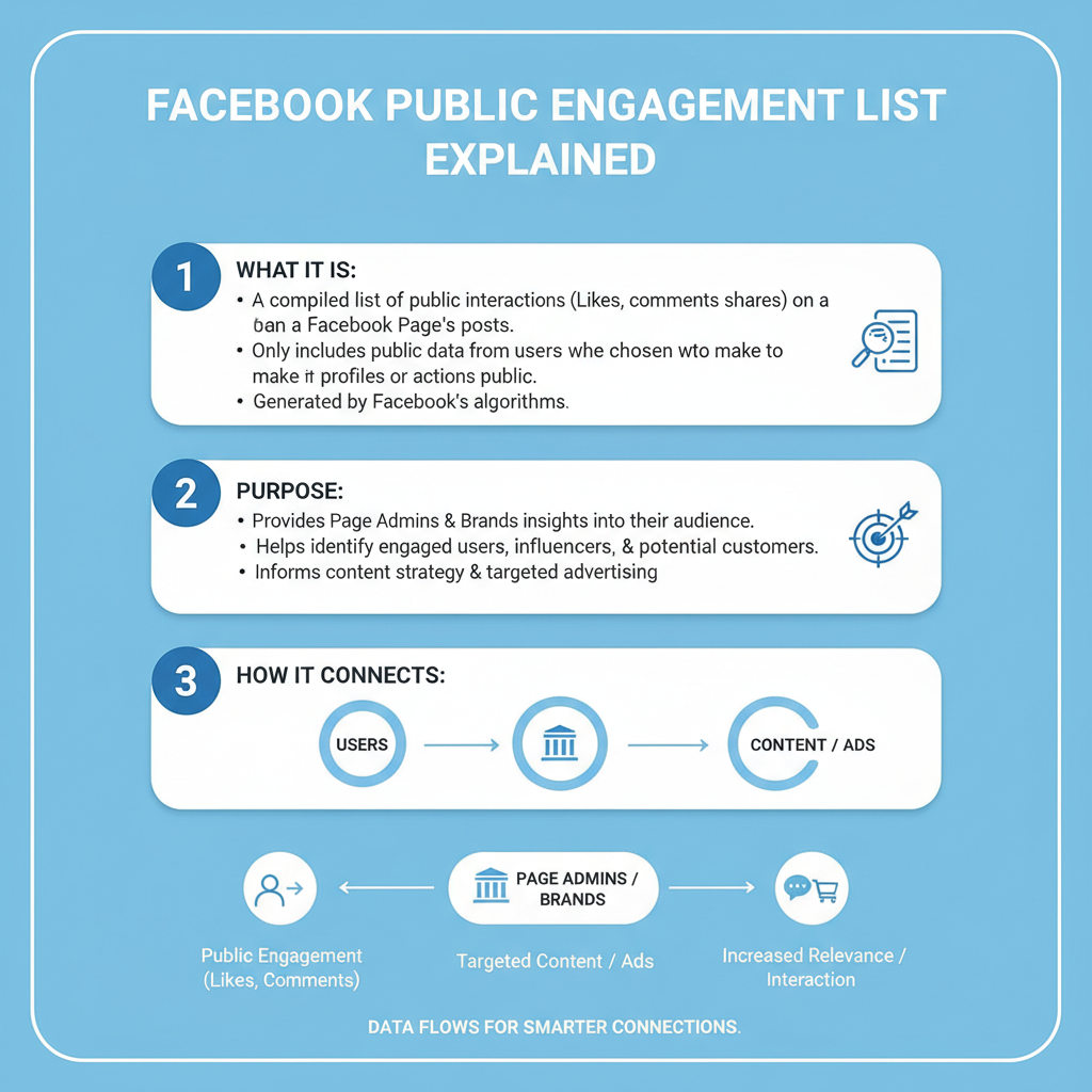 Privacy Aspects and Transparency in Data Collection — what is facebook public engagement list