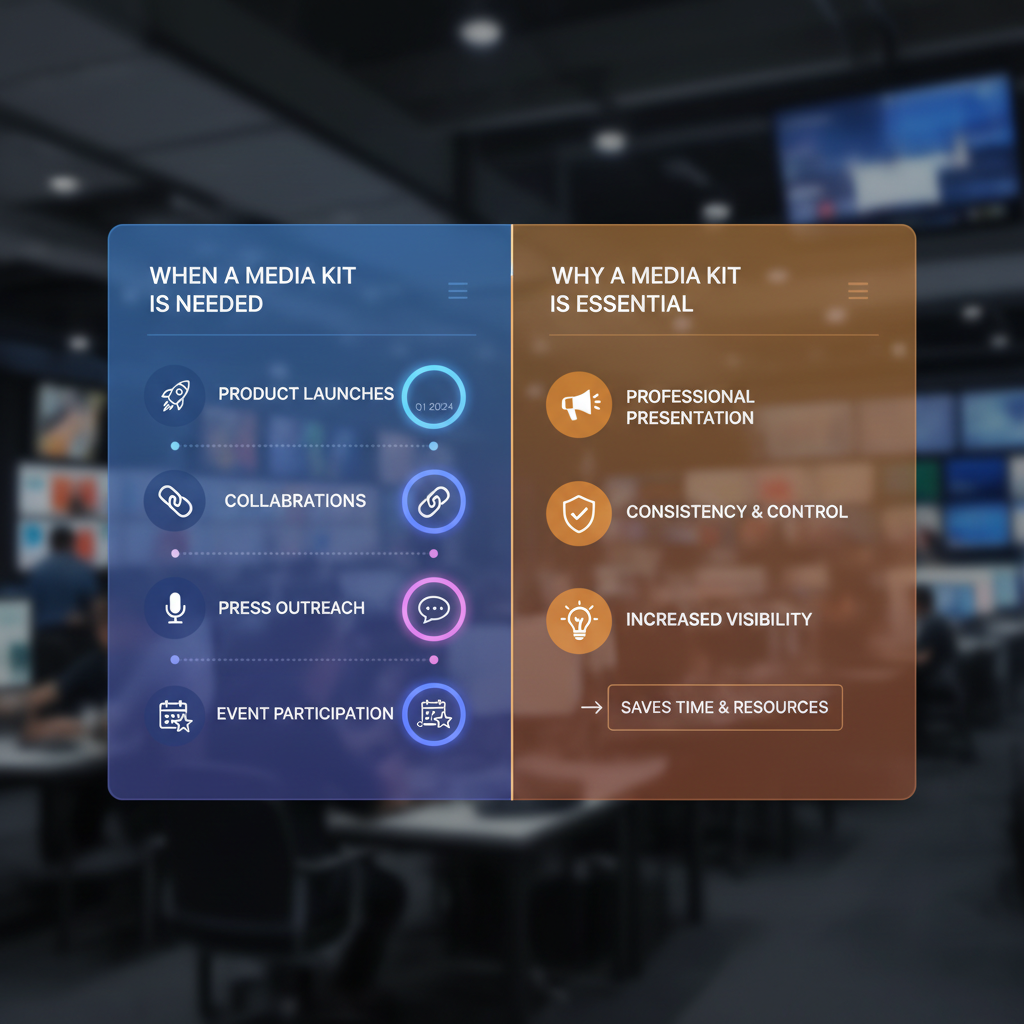 When and Why You Need a Media Kit — what is in a media kit