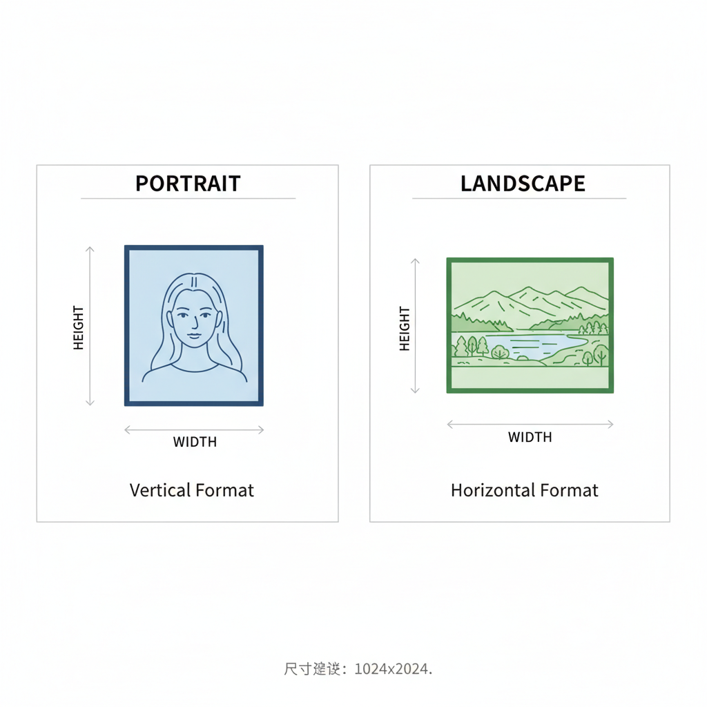 Portrait Size Guide: Dimensions, Ratios, and Uses — what is portrait size