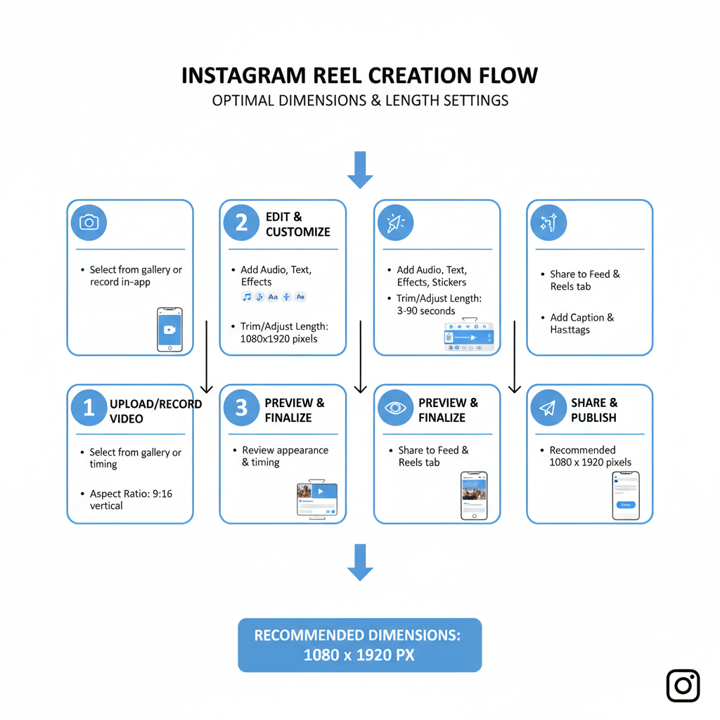 Importance of Reel Size in Instagram — what size is a reel