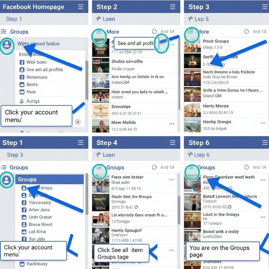 Locating the Groups Tab on Desktop (Step-by-Step) — where are my groups in facebook