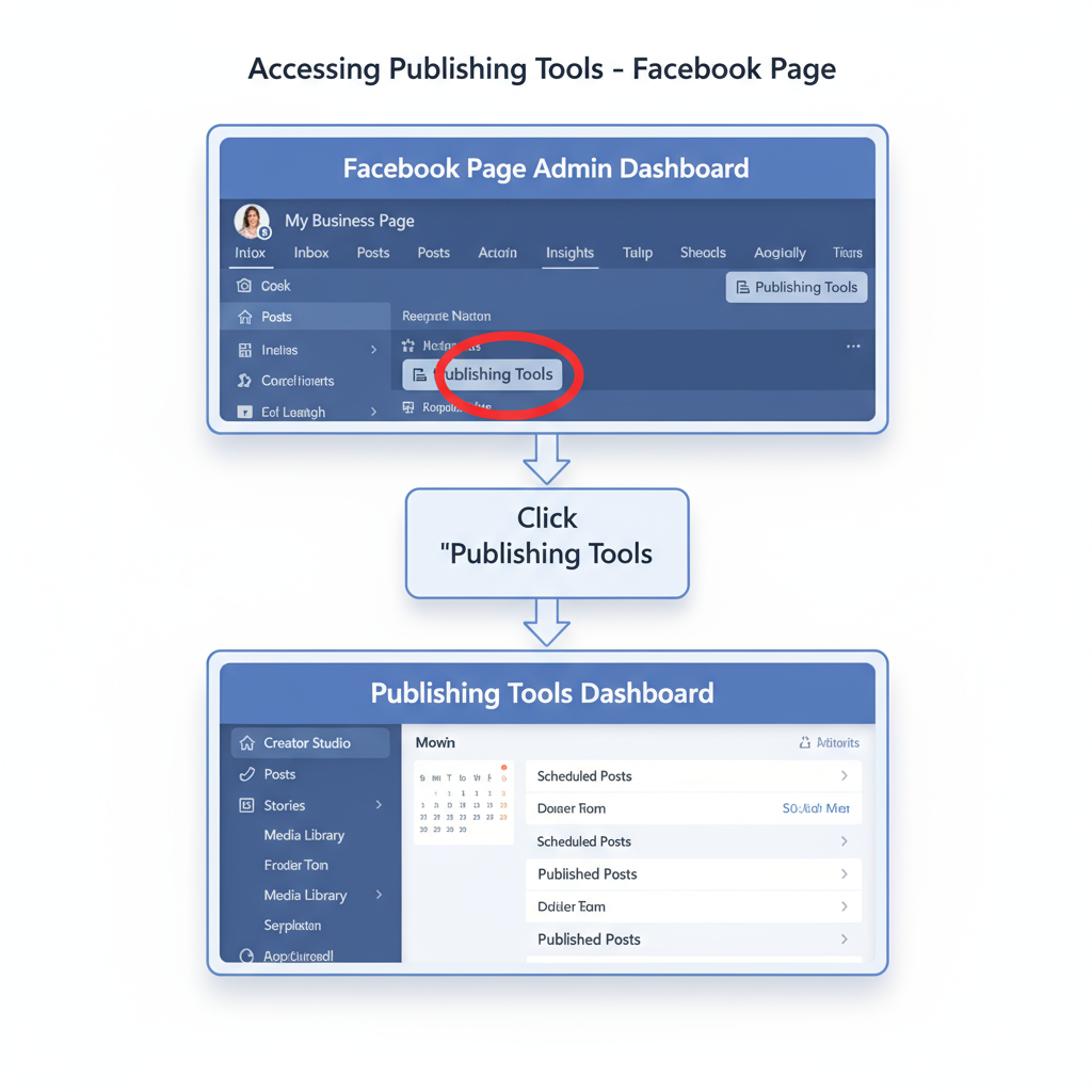 Navigating the Desktop Version: Step-by-Step Access — where is publishing tools on fb