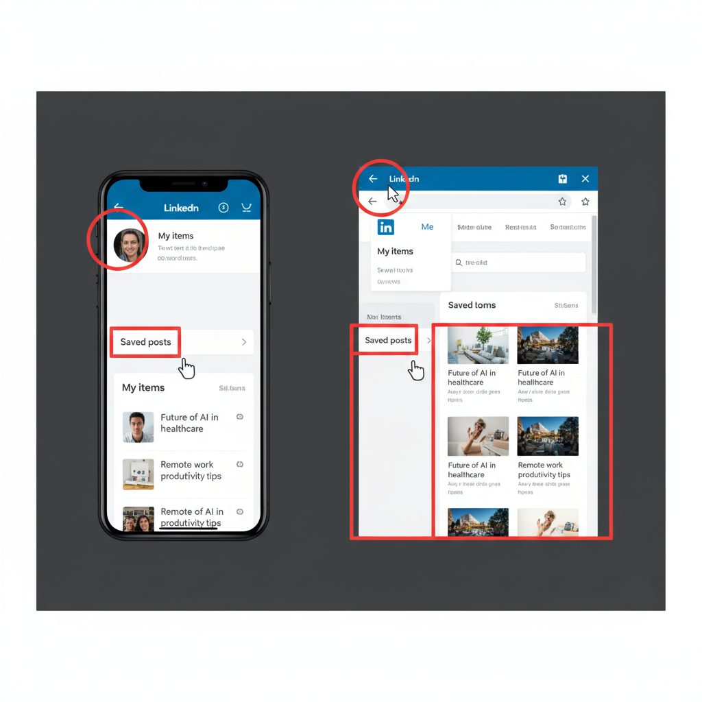 Privacy of Saved Posts on LinkedIn — where to see saved posts on linkedin