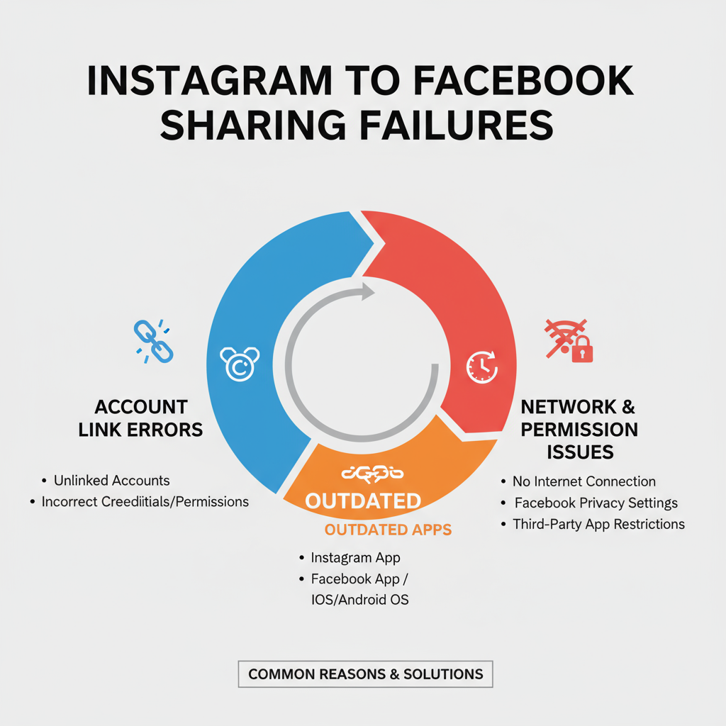 Review Network Connection and Permissions — why cant i share my instagram post to facebook