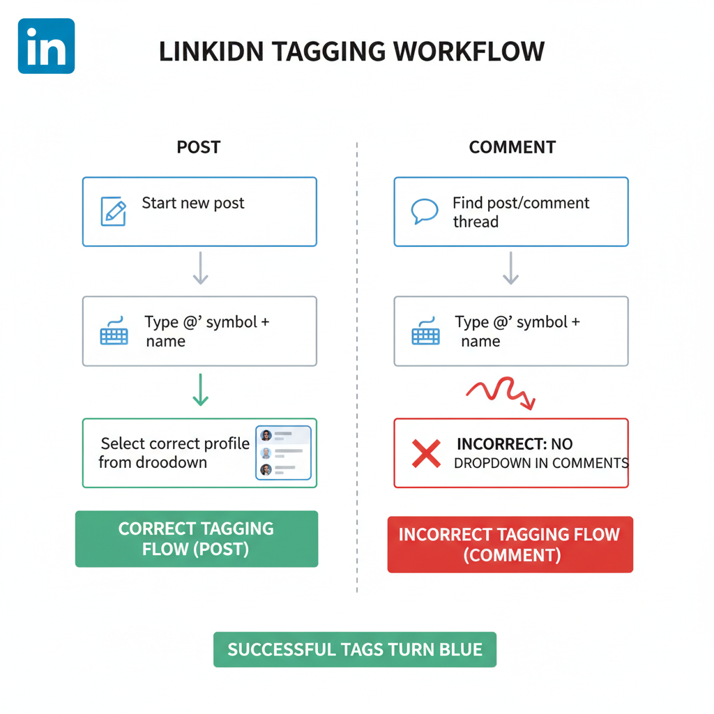 Why Can't I Tag Someone on LinkedIn and How to Fix It — why cant i tag someone on linkedin