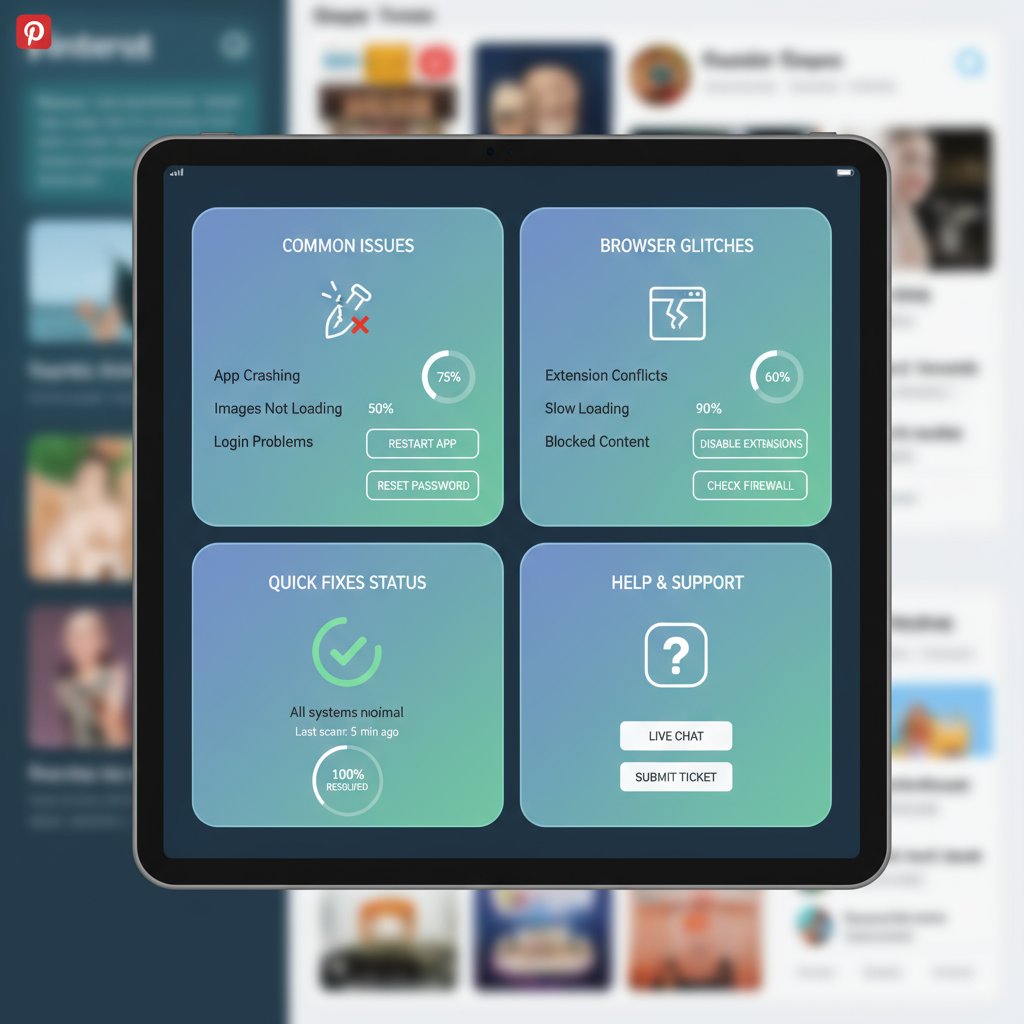 Potential Fixes — why is pinterest not working 2024