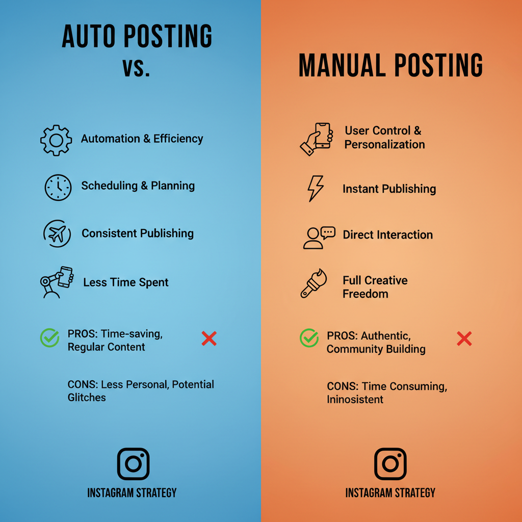 How Instagram’s Auto Post Feature Works — will auto post when possible instagram