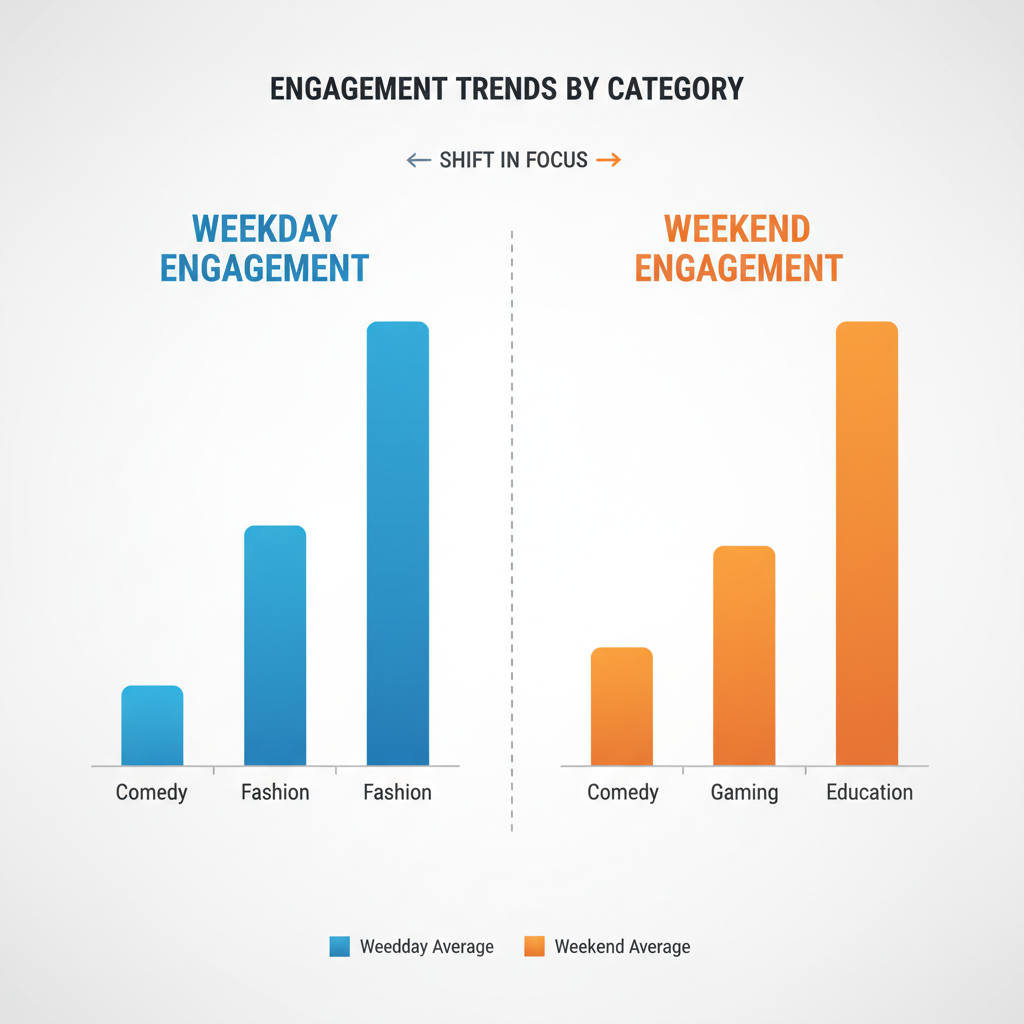 Data-Driven Research on Daily Engagement Patterns — worst day to post on tiktok