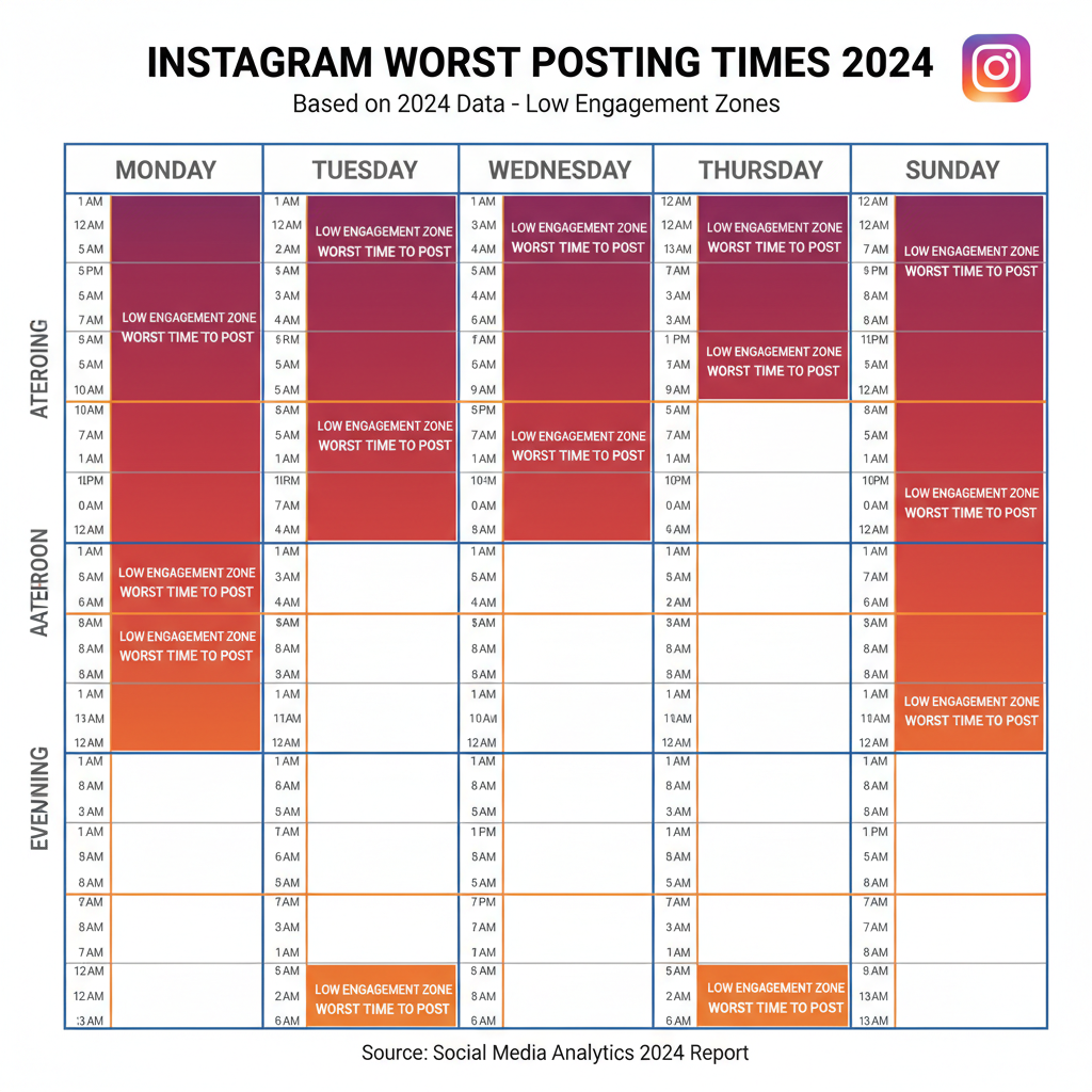 Why Timing Still Matters for Instagram Reach — worst time to post on instagram 2024