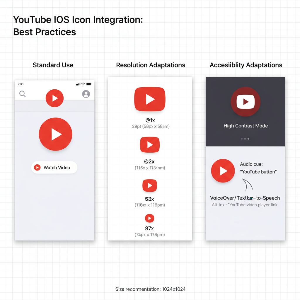 Official Brand Guidelines from YouTube and Google — youtube ios icon