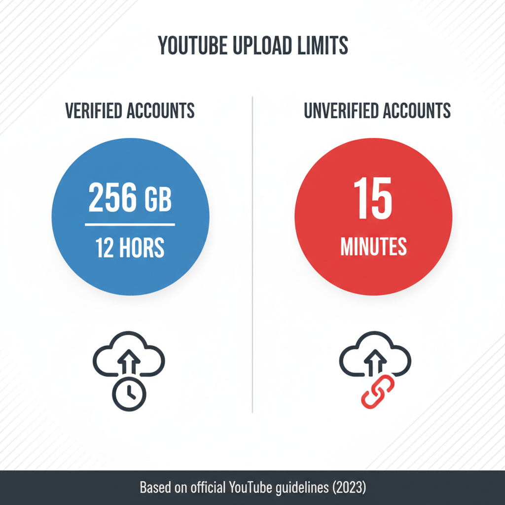 Current YouTube Upload Limits — youtube maximum file size guide