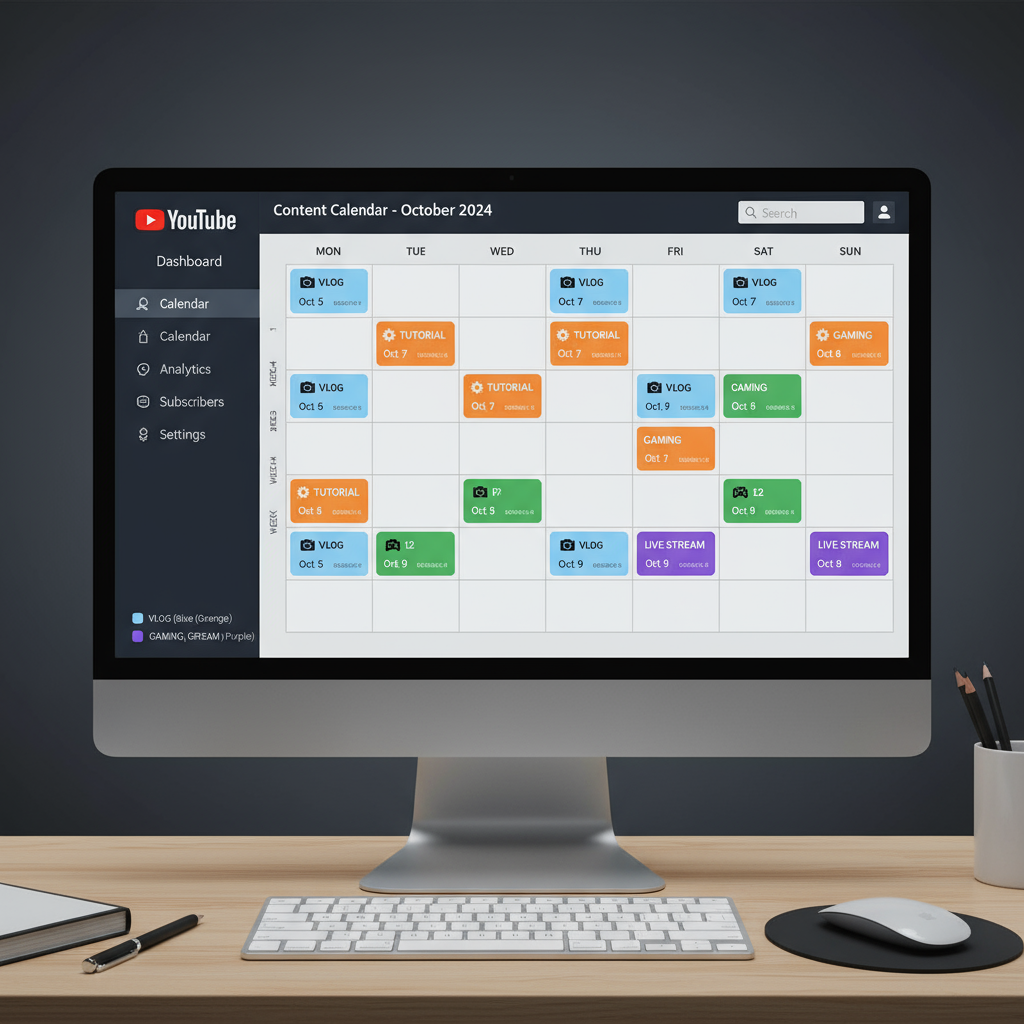 Research Optimal Posting Days and Times — youtube video schedule
