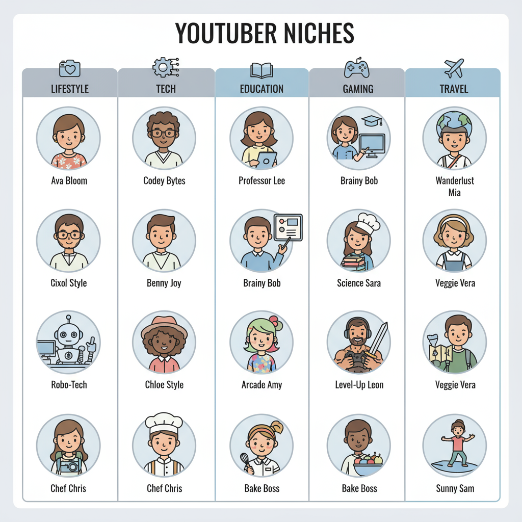 18 YouTubers to Follow Across Top Niches in 2024